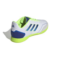 adidas Top Sala Competition Chaussures de Foot en Salle (IN) Enfants Blanc Bleu Jaune