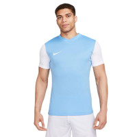 Nike Tiempo Premier II Maillot de Foot Bleu Clair Blanc