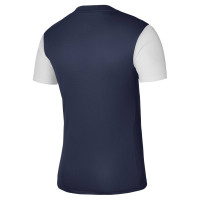 Nike Tiempo Premier II Maillot de Foot Bleu Foncé Blanc
