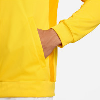 Nike Dri-FIT Academy 23 Veste d'Entraînement Full-Zip Jaune Or Noir