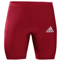 Pantalon de glisse adidas Techfit rouge et blanc