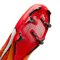Nike Zoom Mercurial Superfly 9 MDS Academy Gazon Naturel Gazon Artificiel Chaussures de Foot (MG) Rouge Vif Orange Noir Blanc