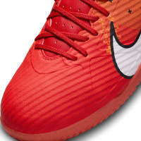 Nike Zoom Mercurial Vapor 15 Academy Chaussures de Foot en Salle (IN) Rouge Vif Orange Noir Blanc