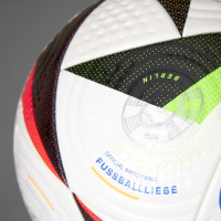 adidas EURO 2024 Fussballliebe Pro Ballon de Foot Taille 5 Blanc Noir Multicolore