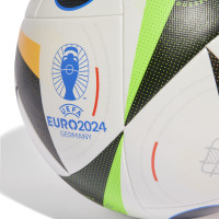 adidas EURO 2024 Fussballliebe Competition Ballon de Foot Taille 5 Blanc Noir Multicolore