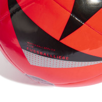 adidas EURO 2024 Fussballliebe Club Ballon de Foot Taille 5 Rouge Noir Argenté