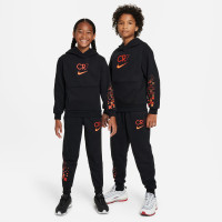 Nike CR7 Club Fleece Pantalon de Jogging Enfants Noir Rouge Vif