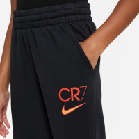 Nike CR7 Club Fleece Pantalon de Jogging Enfants Noir Rouge Vif
