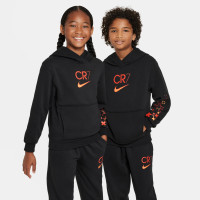 Nike CR7 Club Fleece Hoodie Kids Zwart Felrood