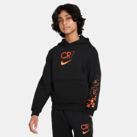 Nike CR7 Club Fleece Survêtement à Capuche Enfants Noir Rouge Vif