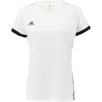 Maillot de football adidas Team blanc noir pour femme