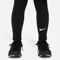 Legging de sport Nike Pro pour enfants, noir et blanc