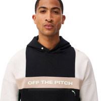 Off The Pitch X Robey Serge Sweat à Capuche Noir Blanc Beige