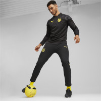 PUMA Borussia Dortmund Casual Pantalon d'Entraînement 2023-2024 Noir Jaune