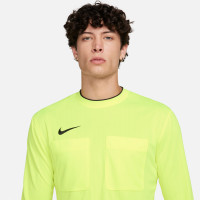 Nike Scheidsrechter Shirt Lange Mouwen Neon Geel Groen