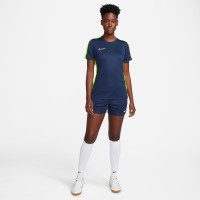 Nike Dri-FIT Academy 23 Maillot d'Entraînement Femmes Bleu Foncé Jaune Blanc
