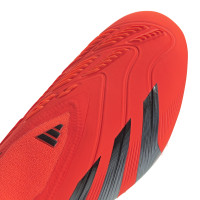 adidas Predator Elite Sans Lacets Gazon Naturel Chaussures de Foot (FG) Rouge Noir Jaune