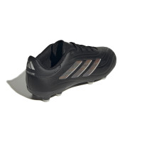 adidas Copa Pure 2 League Gazon Naturel Chaussures de Foot (FG) Enfants Noir Argenté