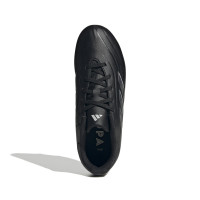 adidas Copa Pure 2 League Gazon Naturel Chaussures de Foot (FG) Enfants Noir Argenté