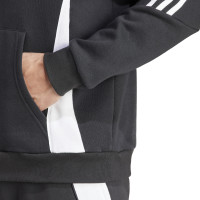 adidas Tiro 24 Sweat Sweat à Capuche Noir Blanc