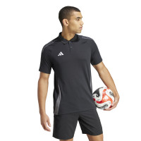 adidas Tiro 24 Competition Polo Zwart Donkergrijs