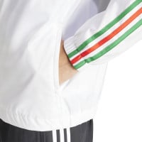 adidas Italie DNA Coupe-Vent 2024-2026 Blanc Doré