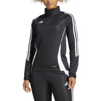 adidas Tiro 24 Haut d'Entraînement 1/4-Zip Femmes Noir Blanc