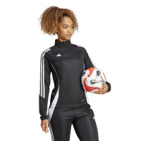 adidas Tiro 24 Haut d'Entraînement 1/4-Zip Femmes Noir Blanc