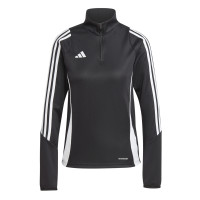 adidas Tiro 24 Haut d'Entraînement 1/4-Zip Femmes Noir Blanc