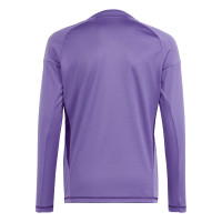 adidas Tiro 24 Competition Keepersshirt Lange Mouwen Kids Paars Lichtgroen