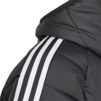 Veste d'hiver adidas Tiro 24 pour enfants, noir et blanc