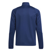 adidas Tiro 24 Haut d'Entraînement 1/4-Zip Enfants Bleu Foncé Blanc