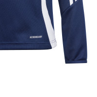 adidas Tiro 24 Haut d'Entraînement 1/4-Zip Enfants Bleu Foncé Blanc