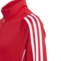 adidas Tiro 24 Haut d'Entraînement 1/4-Zip Enfants Rouge Blanc