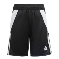 Short de football adidas Tiro 24 pour enfant, noir et blanc