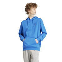 adidas Italie DNA Sweat à Capuche 2024-2026 Bleu Doré