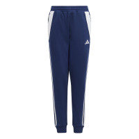 adidas Tiro 24 Sweat Trainingsbroek Kids Donkerblauw Wit