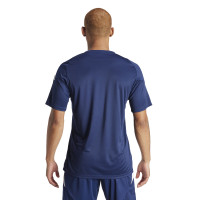 adidas Tiro 24 Maillot d'Entraînement Bleu Foncé Blanc