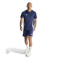 adidas Tiro 24 Maillot d'Entraînement Bleu Foncé Blanc