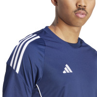 adidas Tiro 24 Maillot d'Entraînement Bleu Foncé Blanc