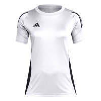 Chemise d'entraînement adidas Tiro 24 pour femme, blanc et noir
