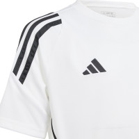adidas Tiro 24 Voetbalshirt Kids Wit Zwart