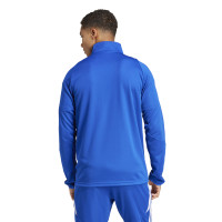 adidas Tiro 24 Trainingstrui 1/4-Zip Blauw Wit