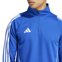 adidas Tiro 24 Trainingstrui 1/4-Zip Blauw Wit
