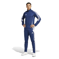 adidas Tiro 24 Haut d'Entraînement 1/4-Zip Bleu Foncé Blanc