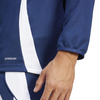 adidas Tiro 24 Haut d'Entraînement 1/4-Zip Bleu Foncé Blanc