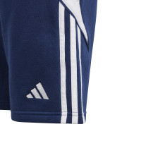 adidas Tiro 24 Sweat Broekje Kids Donkerblauw Wit