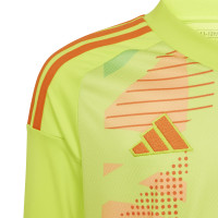adidas Tiro 24 Competition Keepersshirt Lange Mouwen Kids Geel Oranje Groen Roze