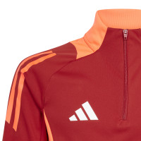adidas Tiro 24 Competition Trainingstrui 1/4-Zip Kids Rood Oranje