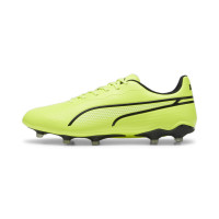 PUMA King Match Gras / Kunstgras Voetbalschoenen (MG) Geel Zwart